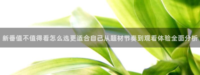 记得香蕉成熟时3高清：新番值不值得看怎么选更适合自己从题材节奏到观看体验全面分析配图